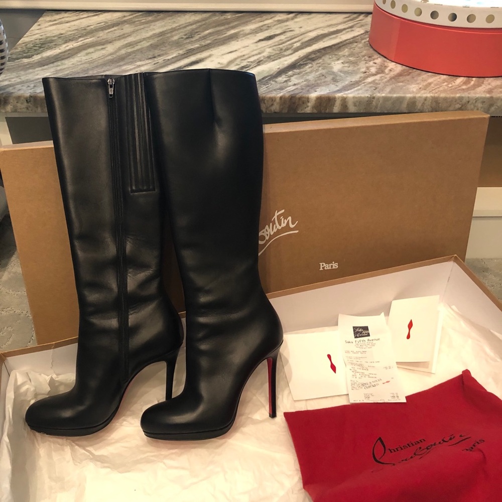Christian Louboutin  black Botalili boots